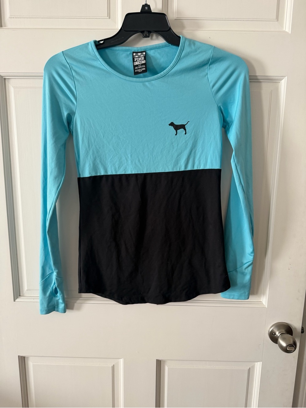 PINK Victoria's Secret Turquoise Blue Ultimate T‑Shirt Size Small